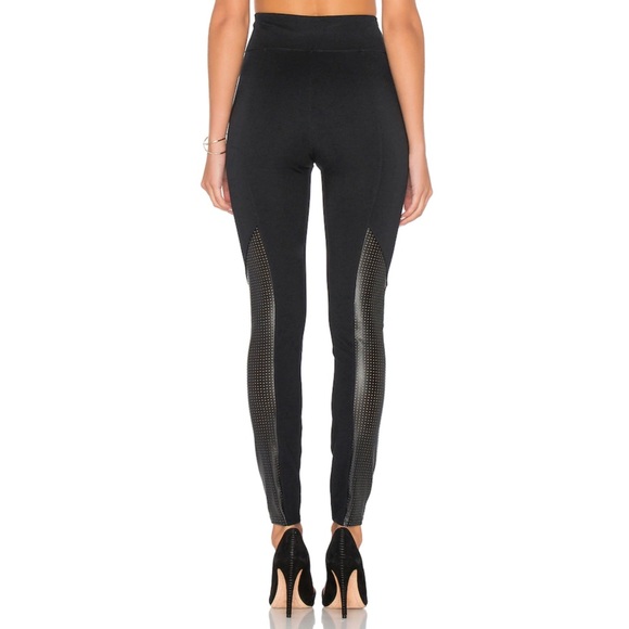 Spanx Perforated Faux Leather Leggings - Picture 3 of 5